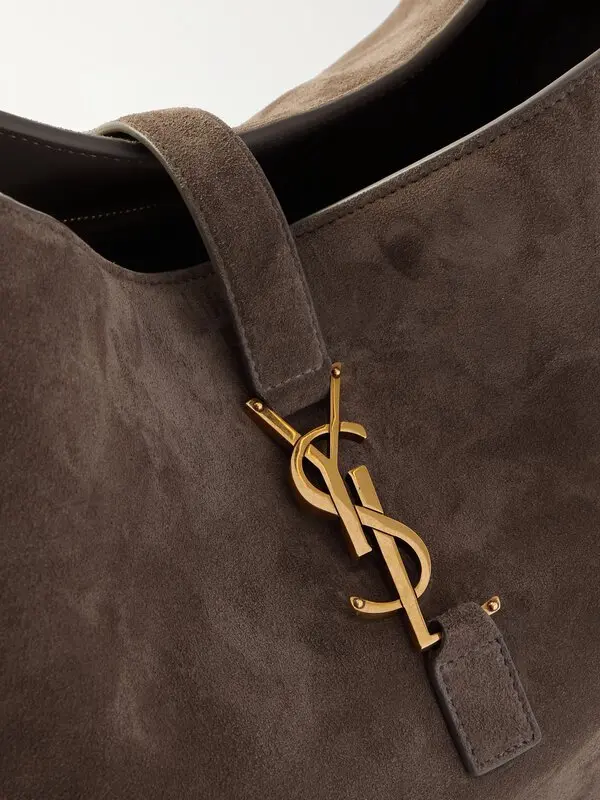 Saint Laurent Women's Brown Suede Bea Tote Bag