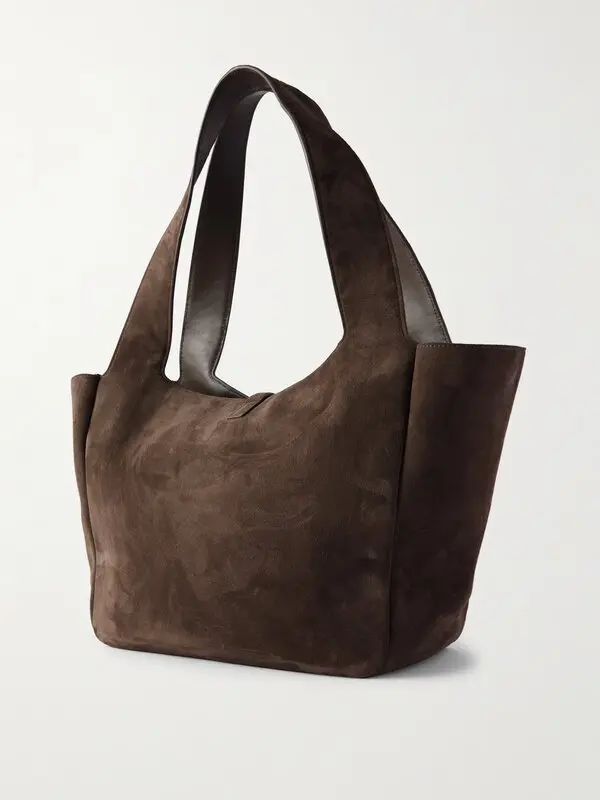 Saint Laurent Women's Brown Suede Bea Tote Bag